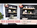 DIY Coffee Station Super easy no paint Coffee bar ideas