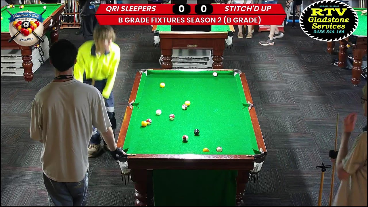 B Grade Fixtures Season 2 (B Grade) - QRI Sleepers vs Stitch'd Up
