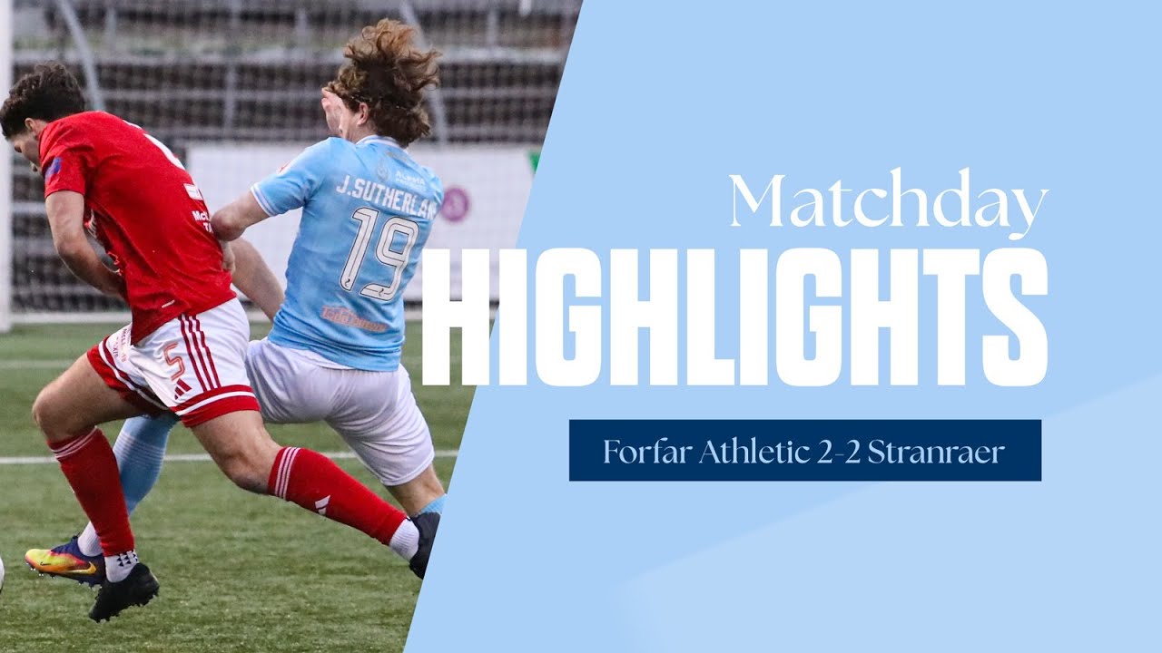 10-01-2026 Forfar Athletic vs Stranraer