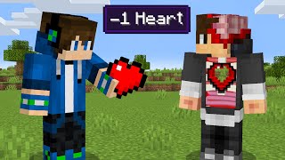 I Fooled My Friend by Stealing HEARTS in Minecraft