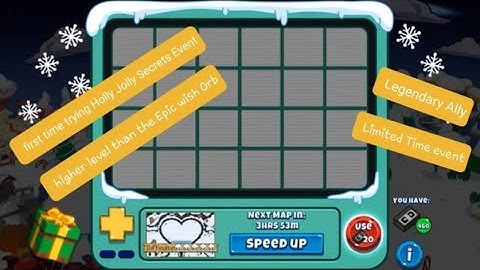 Bloons Adventure Time TD | Holly Jolly Secrets Event | - The legendary Wish Orb Opening !!!