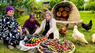 Köy Yaşamı Tandır Ekmeği Kışlık Yapımı | Belgesel Flim 4K
