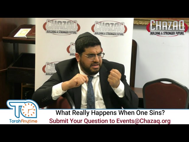 Rabbi Rahimi-Happens when we sin