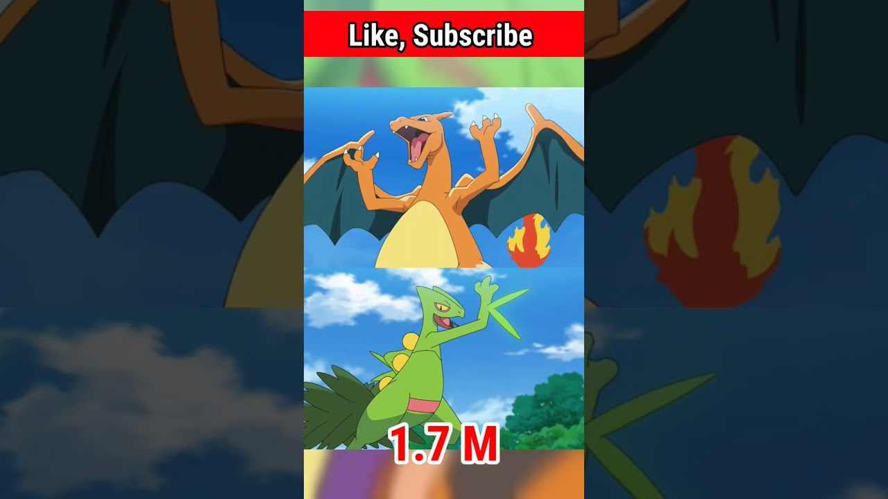 Ash Top 4 Biggest Pokemon 