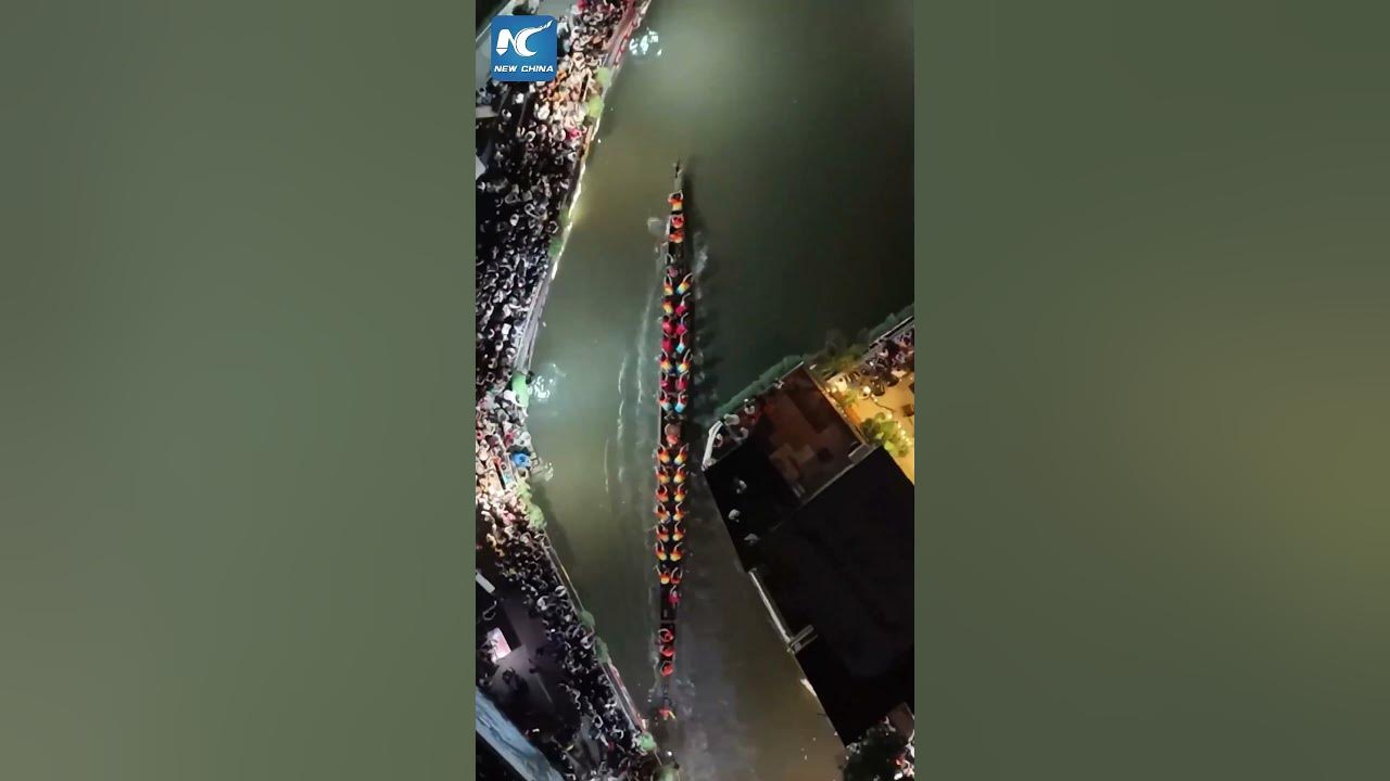 "Aquatic F1": China's dragon boats execute thrilling turns "Aquatic F1": China's dragon boats execute thrilling turns