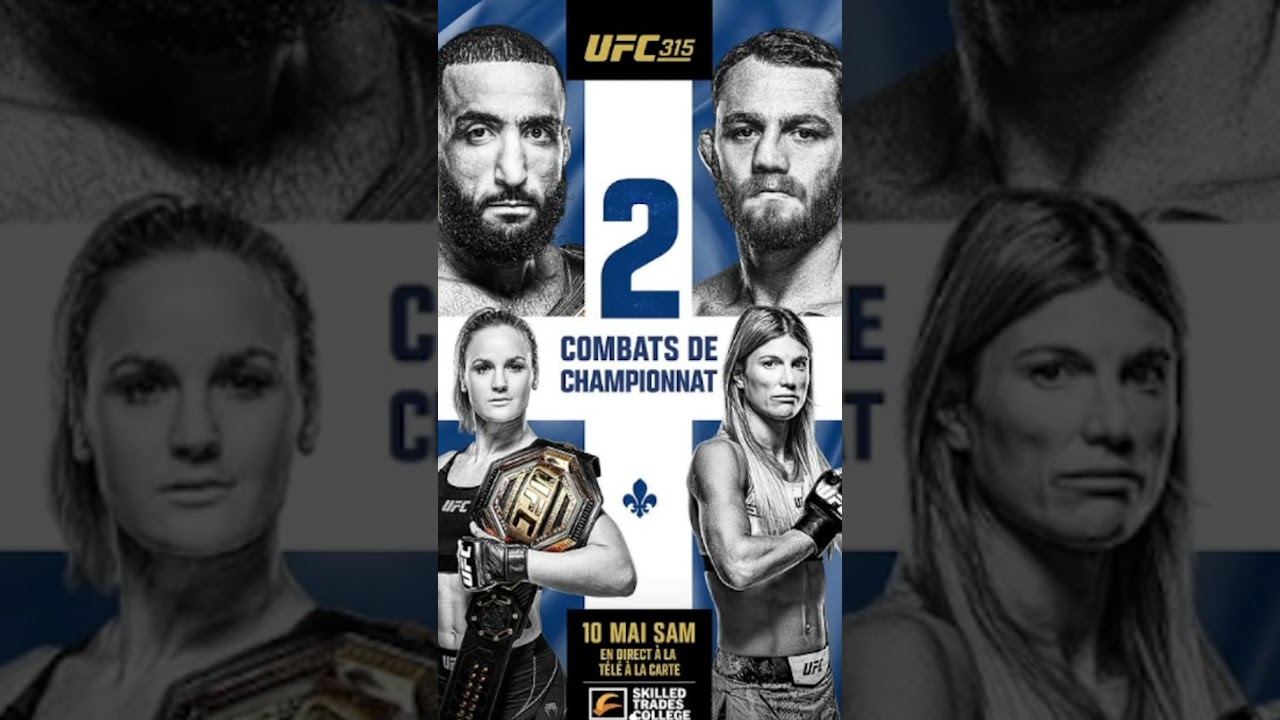 UFC 315 picks out NOW! 