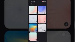 Testing out the new wallpaper settings in Android 12 beta
