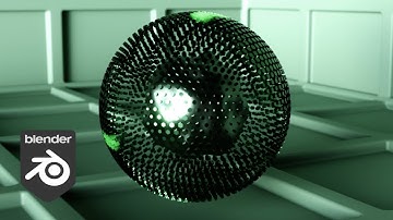 Satisfying Sci-Fi Sphere Animation  |  Motion Graphics  |  Blender 3.4