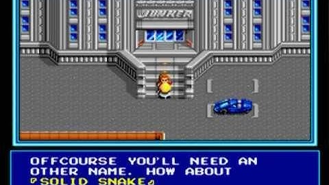 SD Snatcher - The Peaceful Avenue (MSX) [original music]