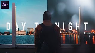 DAY TO NIGHT Background TRANSITION! | After Effects 2019
