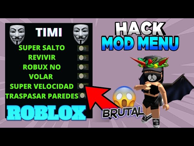 CORRE!!! MOD MENU 100% ATUALIZADO DE ROBLOX HACK ROBLOX/SUPER PULO/ROBUX  INFINITO?!! full money 