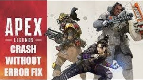APEX LEGENDS CRASH FIX!