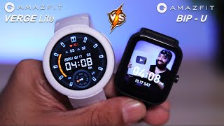 COMPARISON - Amazfit Bip U vs Amazfit Verge Lite - Which one should you Buy❓