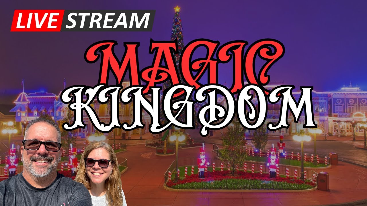 🔴 LIVE: Magic Kingdom: Christmas Decorations? | Walt Disney World Live Stream