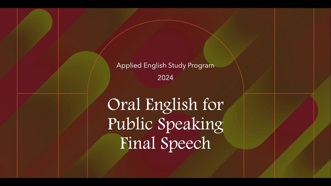 Oral English for Public Speaking - YouTube