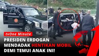 Presiden Erdogan Hentikan Mobilnya Demi Temui Anak Kecil yang Memanggilnya \