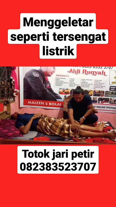 seperti tersengat listrik // TOTOK JARI PETIR #shorts