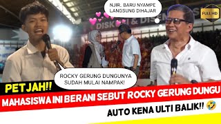 "DUNGUNYA SUDAH MULAI NAMPAK, MERUSAK ASENSI DARI ACARA INI!" | Rocky Gerung Vs Mahasiswa Jawa Timur