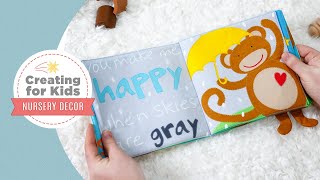 Creating for Kids: Sew a Soft Book - Make it quiet or add crinkle! (Video Tutorial) screenshot 2