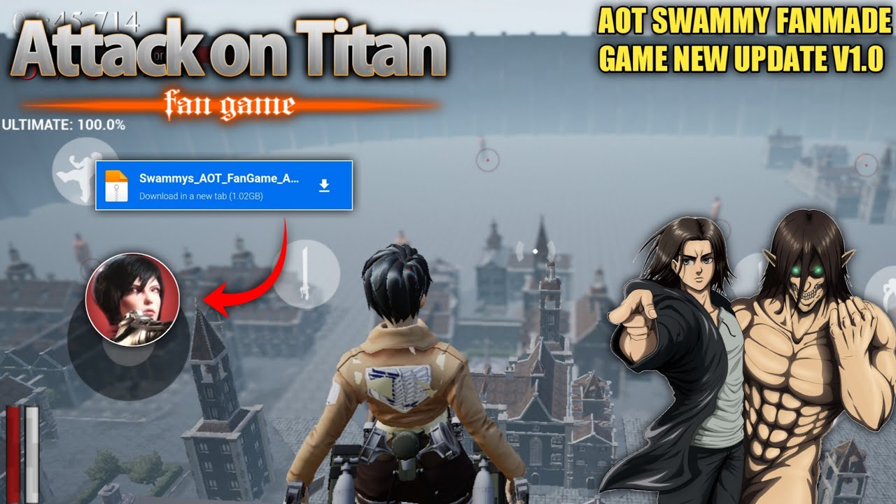 V1.0 | Attack On Titan Swammy Fangame Android Download | Aot Fangame Swammy New Update Android