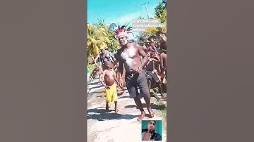 acara adat suku kamoro, kmpng kokonao dgn mikiwia