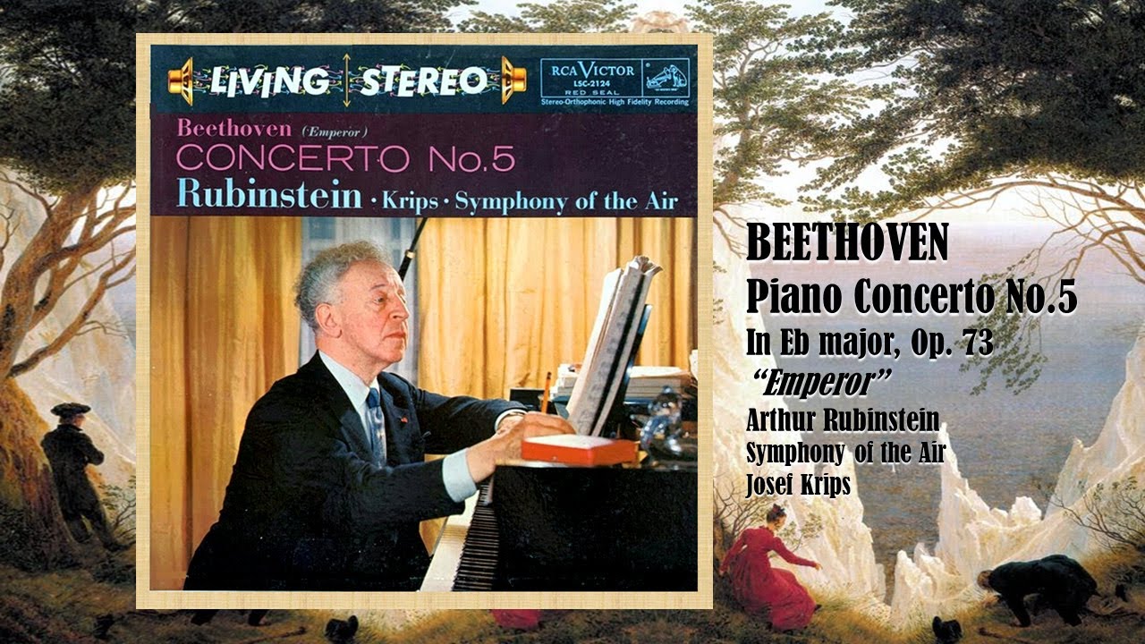 BEETHOVEN - Piano Concerto No.5 Op. 73 ~ Arthur Rubinstein, Symphony of