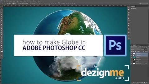 How to make globe in Adobe Photoshop CC