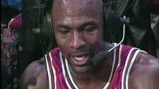 Michael Jordan Post Game Interview Vs San Antonio Spurs With Chuck Daly During The 95-95 Season