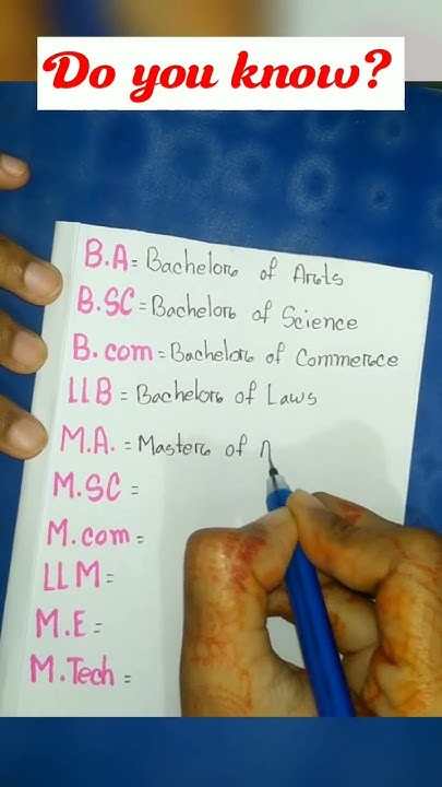 Full Form Of M A LLB B A B SC B Com shorts fullform motivation m-full-form-full-form-of-m-m-full-form-in-railway-youtube