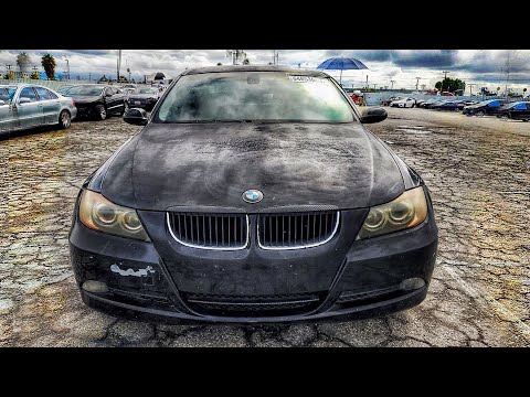 Видео: Утопленная 335 BMW за 725$, мы её заставим ехать!