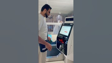 Emirates ✈️ self boarding pass machine | Dubai International Airport #emirates  #aircraft #aviation