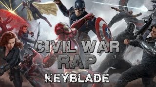 CIVIL WAR RAP - #TeamCap vs #TeamIronMan | Keyblade chords