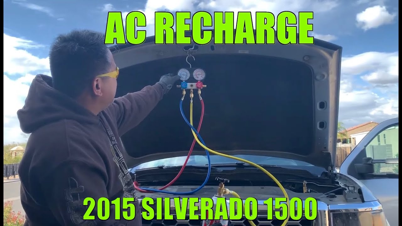 AC Recharge Chevy Silverado 1500 - YouTube