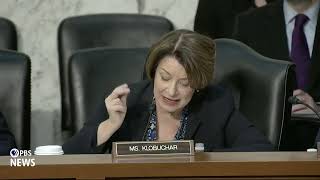 WATCH: Sen. Klobuchar asks for Bondis assurance that White House wont meddle with investigations