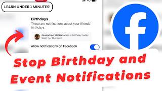 How To Stop Facebook Birthday and Event Notifications screenshot 3