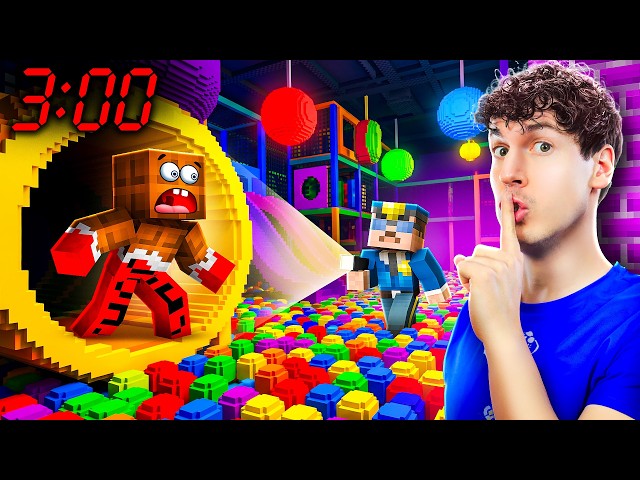 ЗРЯ МЫ ОСТАЛИСЬ В ИГРОВОЙ КОМНАТЕ НОЧЬЮ!😱 МАЙНКРАФТ