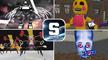 Sandbox In Space New Update Nextbots Pepsi Selene Delgado vs Mecha Dogday
