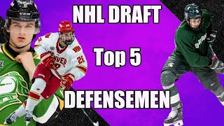 Scouting the Top 5 Defensemen in the 2024 NHL Draft - A Former Scout's Take