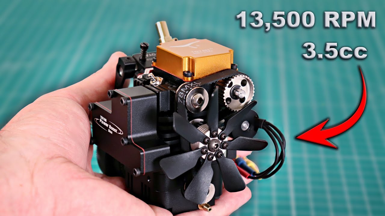 ⁣4-Stroke Mini Engine Build & Start Up - TOYAN FS-S100AC