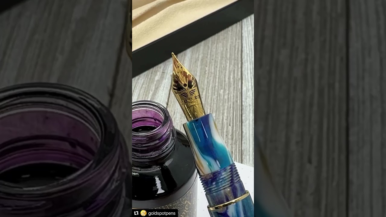 🇮🇹 Fountain Pens: Momento Zero Nebulosa Laguna 🖋 - YouTube