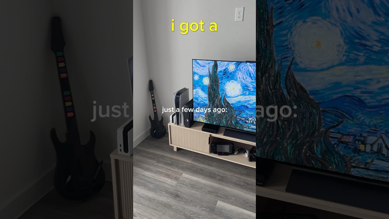 my *almost* perfect console setup 🙃