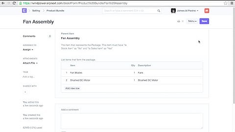 ERPNext - Product Bundle