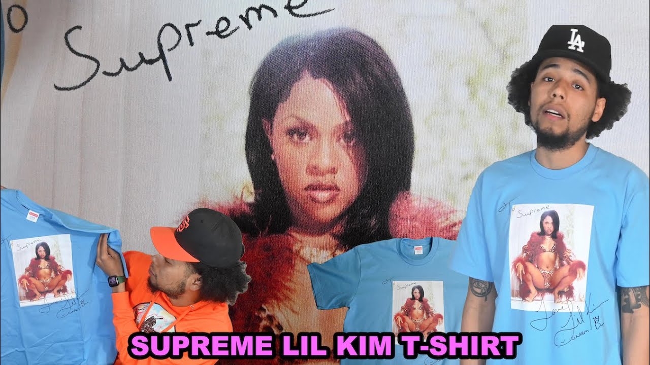 Supreme SS22 Week 8 - Lil Kim T-Shirt Slate (UNBOXING) - YouTube