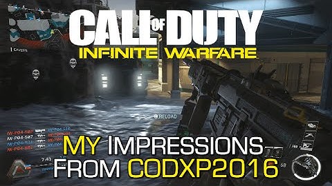 Call of Duty Infinite Warfare Multiplayer - My Impressions from #CODXP2016