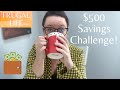 SAVE-TEMBER MONEY SAVINGS CHALLENGE-Save $500 in the next 4 weeks!