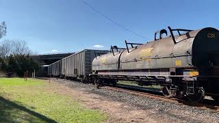 WPCA-20 NB Mt Laurel With CSX 6218 leading plus 26 cars for Hainesport
