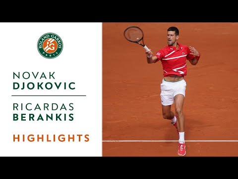 Novak Djokovic vs Ricardas Berankis - Round 2 Highlights I Roland-Garros 2020