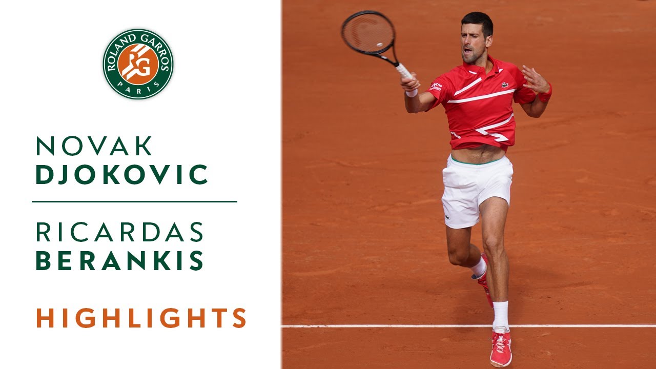 Novak Djokovic vs Ricardas Berankis - Round 2 Highlights I Roland-Garros 2020