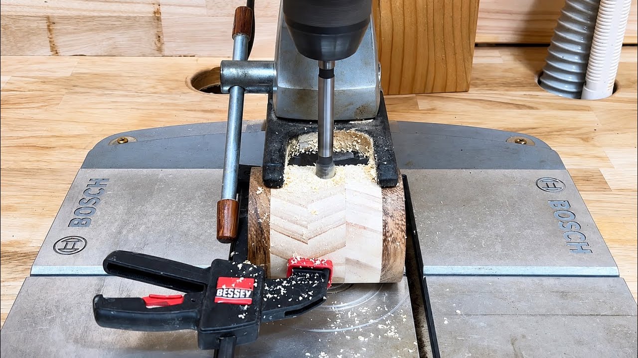 다양한 목공 팁으로 원통 상자 만드는 방법 / 목공 DIY