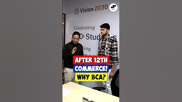 ✅After 12th Commerce BCA Course?🤔EASY or TOUGH😱12th Student Interview! #shorts #bca #bcastudents